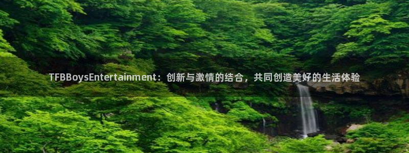 壹号娱乐登录注册：TFBBoysEntertainment：创新与激情的结合，共同创造美好的生活体验